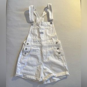 Levi’s Vintage Short White Overalls size XS